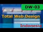 Dreamweaver Tutorial - Total Web Design - 03/10 - Menyimpan File Bahan Gambar