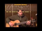 Country Dance (Carulli/Classical) Solo Guitar Cover Lesson With TAB