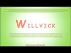 Color - HTML Tutorial with example - willvick.com