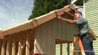 Build a Shed Like a Pro - Install fascia Boards & Soffit Material - Video 11 of 15