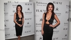 Selena Gomez muestra escote y estómago en un vestido negro pequeño
