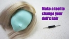 How to make a home-made doll hair re-rooting tool
