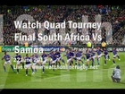 Rugby Samoa vs South Africa Live Coverage
