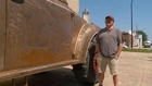 Supersized VW Bug towers over traffic in Jefferson, Iowa