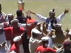 Ex President of Pakistan Pervez Musharaf Dancing with Chitral Polo Team