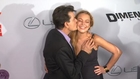 Charlie Sheen Kisses and Grabs Lindsay Lohan At Scary Movie 5 Premiere